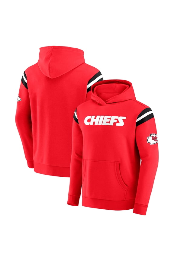 Men's Darius Rucker Collection by Fanatics Red Kansas City Chiefs Football Washed Pullover Hoodie