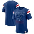 thumbnail image 1 of Men's Darius Rucker Collection by Fanatics Royal Chicago Cubs Distressed Sleeve Stripe T-Shirt, 1 of 6