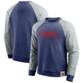thumbnail image 1 of Men's Darius Rucker Collection by Fanatics Royal/Heather Gray New York Giants Colorblock Pullover Sweatshirt, 1 of 3