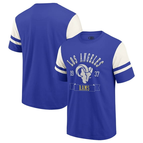 Men's Darius Rucker Collection by Fanatics Royal Los Angeles Rams Football T-Shirt
