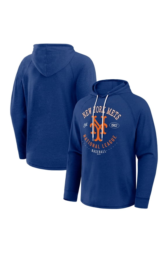 Men's Darius Rucker Collection by Fanatics Royal New York Mets Raglan Hooded Long Sleeve T-Shirt