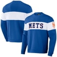 thumbnail image 1 of Men's Darius Rucker Collection by Fanatics Royal New York Mets Stripe Pullover Sweatshirt, 1 of 3