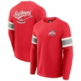thumbnail image 1 of Men's Darius Rucker Collection by Fanatics Scarlet Ohio State Buckeyes Waffle-Knit Raglan Long Sleeve Henley T-Shirt, 1 of 6
