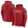 thumbnail image 1 of Men's Darius Rucker Collection by Fanatics Scarlet San Francisco 49ers Football Washed Pullover Hoodie, 1 of 4