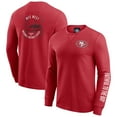 thumbnail image 1 of Men's Darius Rucker Collection by Fanatics Scarlet San Francisco 49ers Washed Waffle-Knit Long Sleeve T-Shirt, 1 of 3