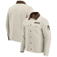 thumbnail image 1 of Men's Darius Rucker Collection by Fanatics Tan Chicago Blackhawks Midweight Canvas Full-Button Jacket, 1 of 6