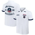 thumbnail image 1 of Men's Darius Rucker Collection by Fanatics  White Atlanta Braves Bowling Button-Up Shirt, 1 of 3