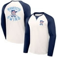 thumbnail image 1 of Men's Darius Rucker Collection by Fanatics  White/Navy Minnesota Twins Team Color Raglan T-Shirt, 1 of 3