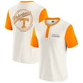 thumbnail image 1 of Men's Darius Rucker Collection by Fanatics Cream/Tennessee Orange Tennessee Volunteers Henley Color Block Slub T-Shirt, 1 of 6