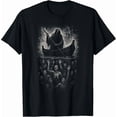 thumbnail image 1 of Men's Dark Gothic Grim Reaper Skeleton Boat T-Shirt, 1 of 6