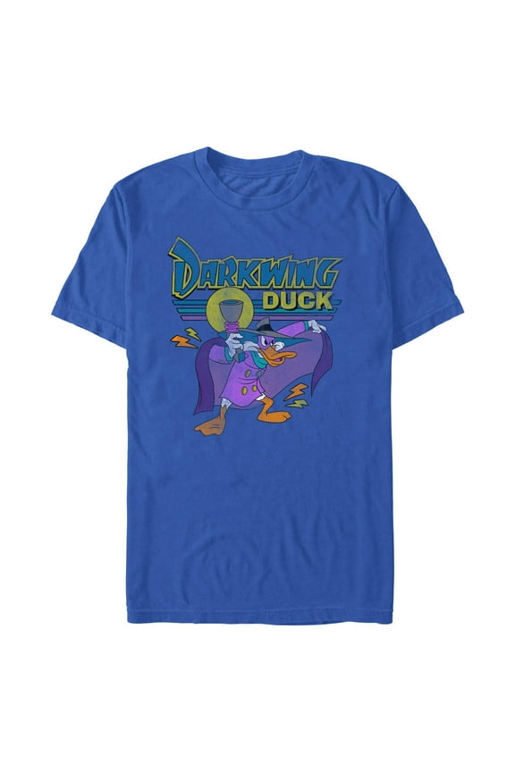 Men's Darkwing Duck Distressed Pose Graphic T-Shirt
