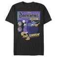 thumbnail image 1 of Men's Darkwing Duck The Terror That Flaps In The Night Comic Cover  Graphic Tee Black Large, 1 of 5