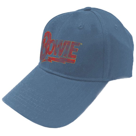 Men's David Bowie Flash Logo Baseball Cap Adjustable Denim