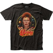 Men's David Bowie Space Oddity Slim Fit T-shirt XX-Large Black