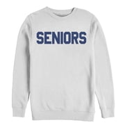 Mens Dazed and Confused Seniors Sweatshirt White Medium