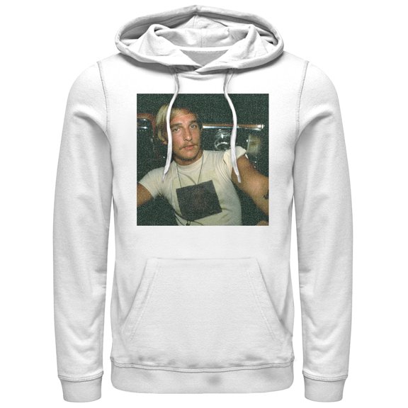 Men's Dazed and Confused Ultimate Party Boy Pull Over Hoodie White Large