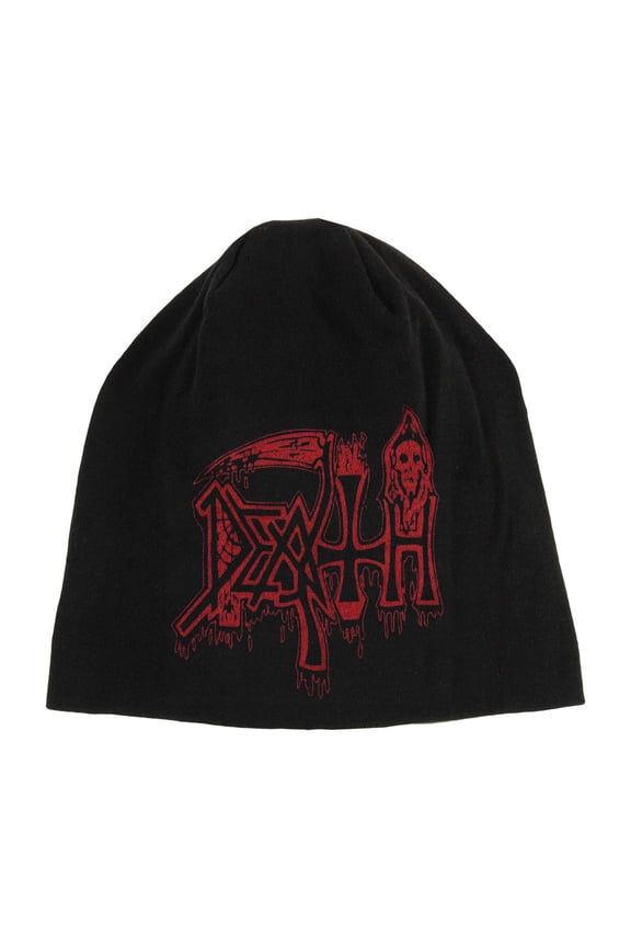 Men's Death Logo Beanie Black