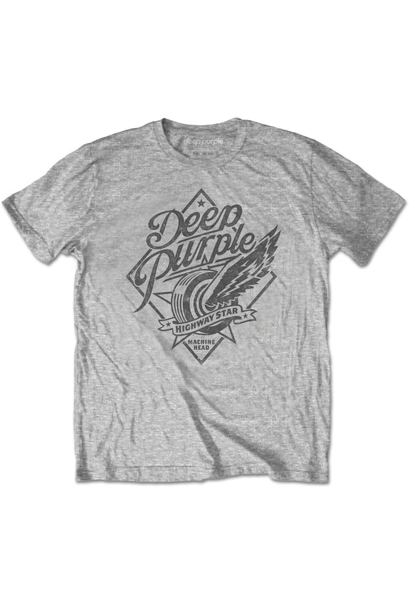 Men's Deep Purple Machine Head T-shirt Large Grey