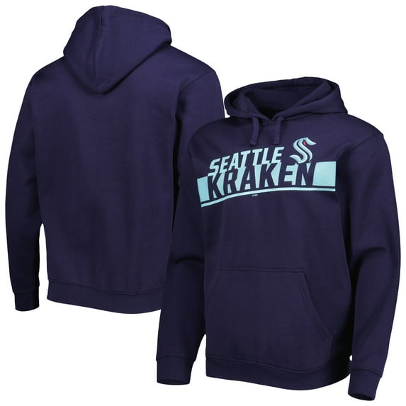 Men's Deep Sea Blue Seattle Kraken Classic Pullover Hoodie