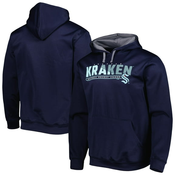 Men's Deep Sea Blue Seattle Kraken HD Pullover Hoodie