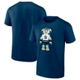 thumbnail image 1 of Men's Deep Sea Blue Seattle Kraken Mascot Buoy T-Shirt, 1 of 3