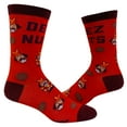 thumbnail image 1 of Men's Deez Nuts Socks Funny Christmas Nutcracker Sarcastic Graphic Footwear, 1 of 8