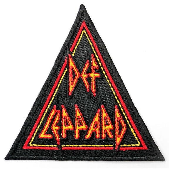 Men's Def Leppard Tri-Logo Embroidered Patch Multi
