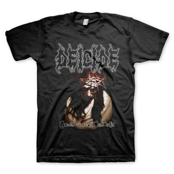 Men's Deicide Scars Of The Crucifix T-shirt Medium Black