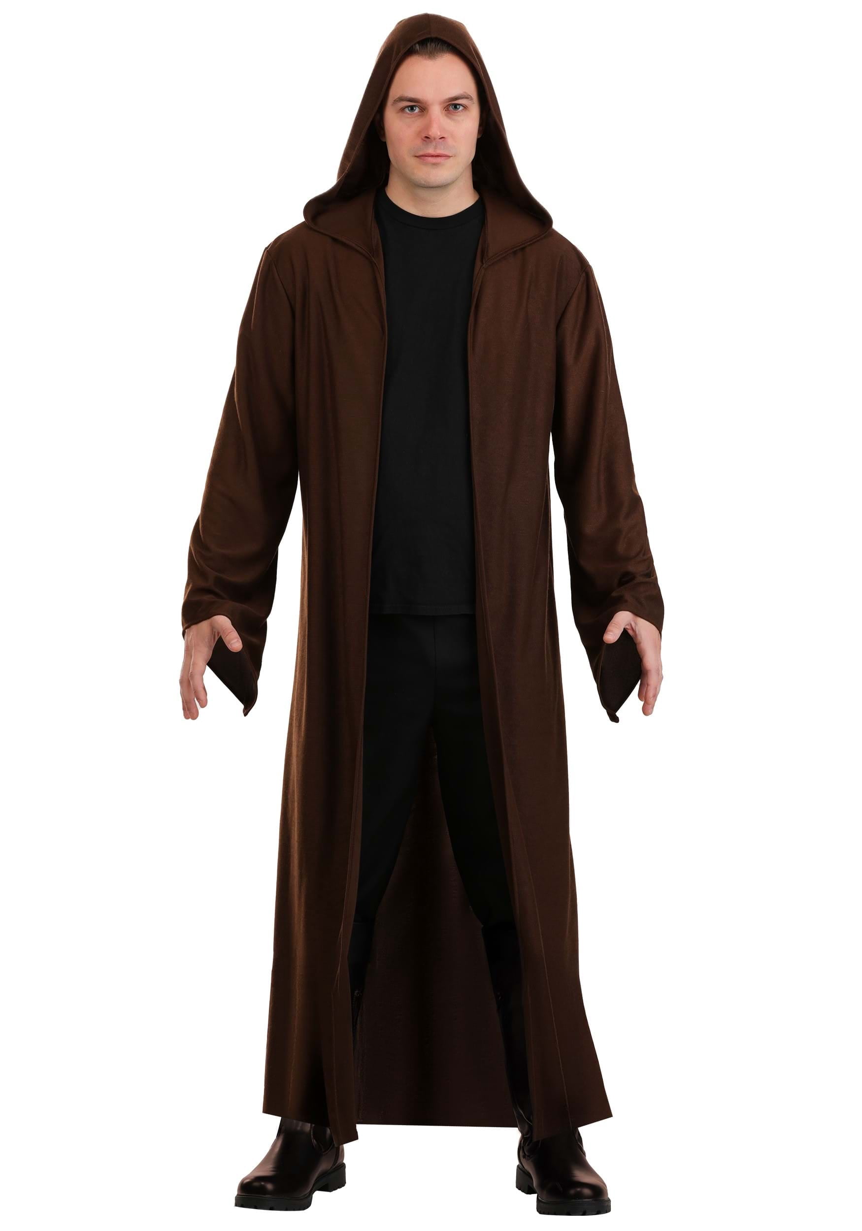 Star Wars Robe Men's Men's Deluxe Star Wars Jedi Costume Robe - Walmart.com