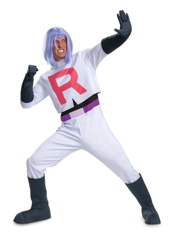 Men's Deluxe Team Rocket James Costume