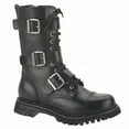 thumbnail image 1 of pleaser men's riot-12 buckle boot,black leather,4 m us, 1 of 2