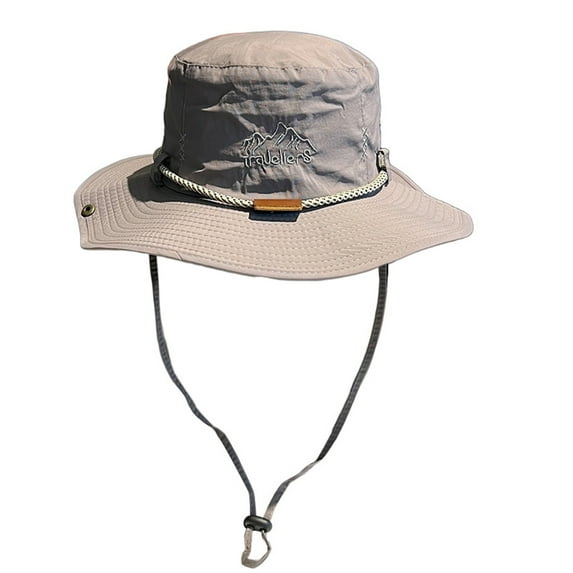 Men's Denim Bucket Hat - Vintage Style Foldable Summer Outdoor Men's Wide Brim Sun Cowboy Hat For Outdoor Activities