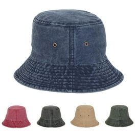 Claire s Blue Denim Patchwork Bucket Hat Cotton Hat Walmart