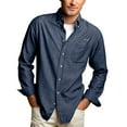 thumbnail image 1 of Men's Denim Wisconsin-Whitewater Warhawks Hudson Button-Down Long Sleeve Shirt, 1 of 1