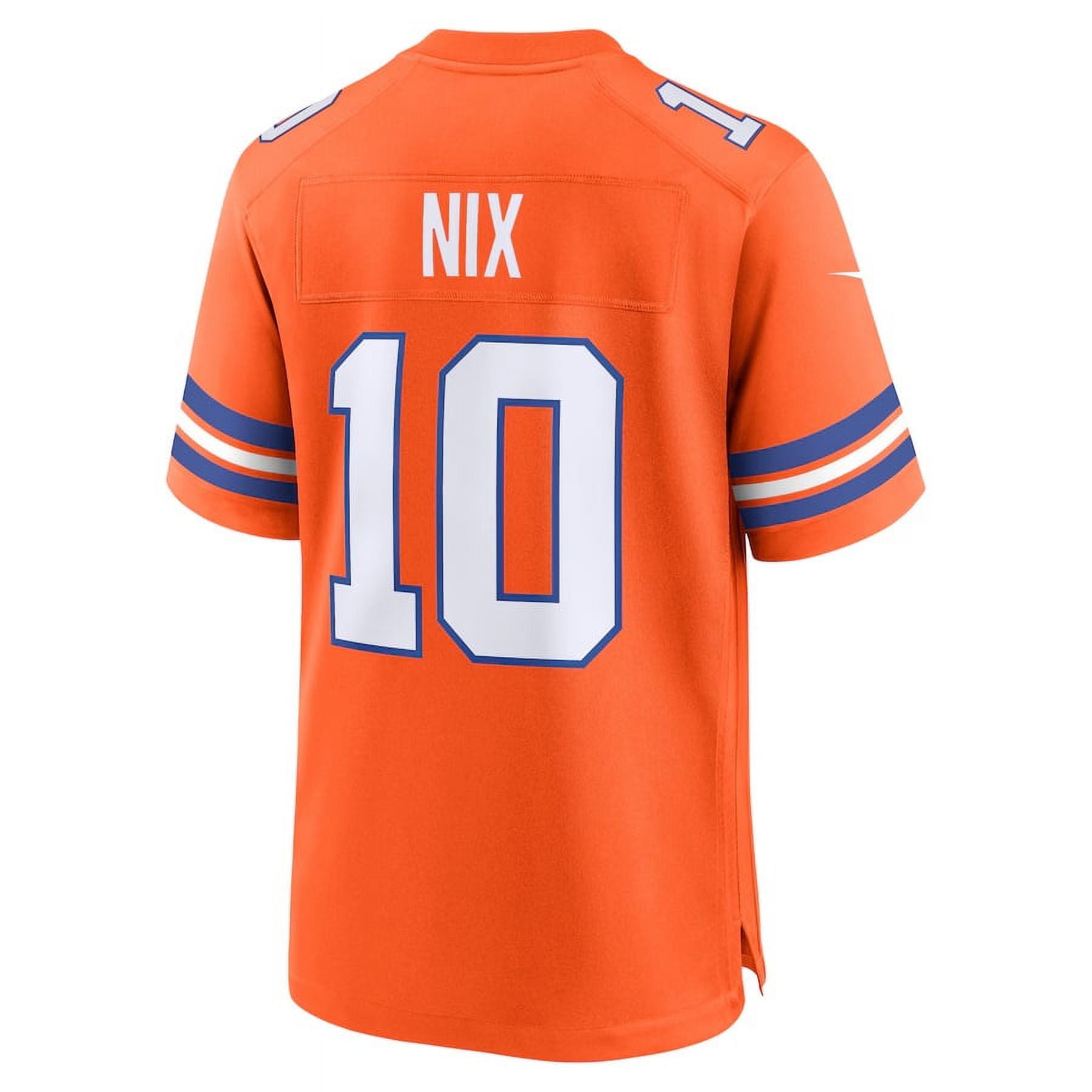 Men's Denver_Bronco_s American Football Clothing Tops Bo_Nix Fan Sport