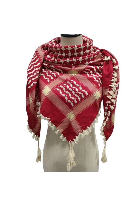 Men’s Desert Head Wrap Shemagh Scarf Windproof Arabian Shawl for Everday Use