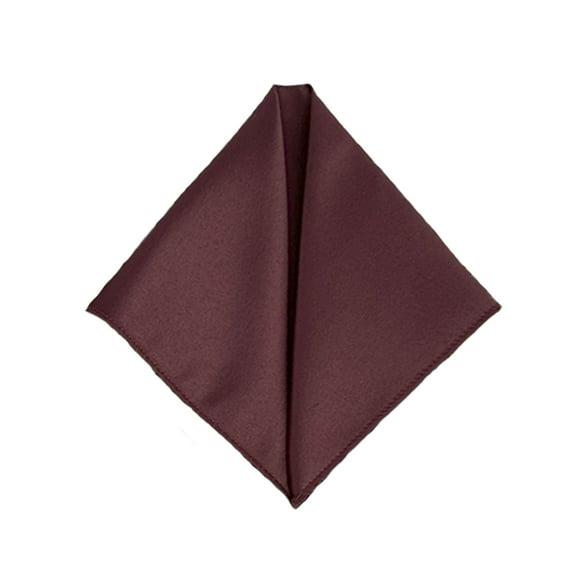 Men’s Desert Rose Formal Satin Pocket Square in a Variety of Colors by Spencer J’s Signature Satin Collection