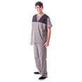thumbnail image 1 of Men's Designer 2 Tone Contrast Medical Scrubs, 1 of 5