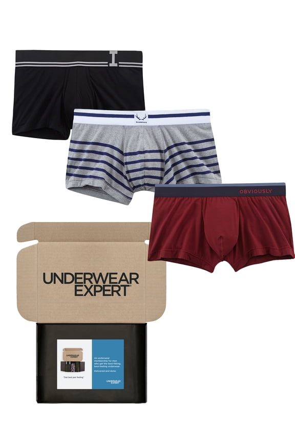 Men's Designer Trunks Curated Box, 3 Pairs
