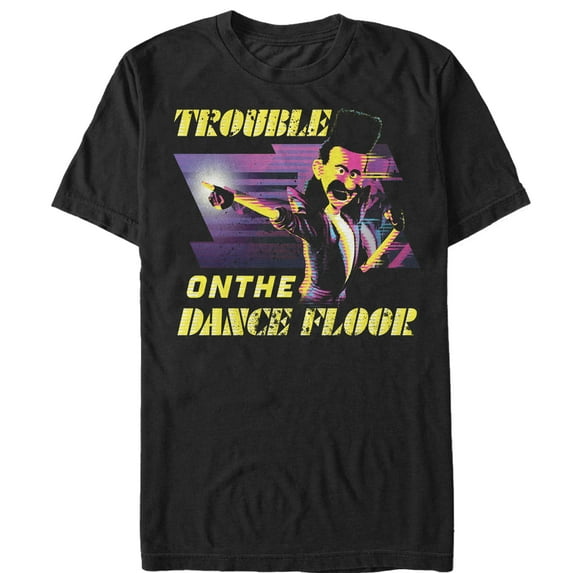 Men's Despicable Me 3 Balthazar Trouble Dance Floor Graphic Tee Black X Large