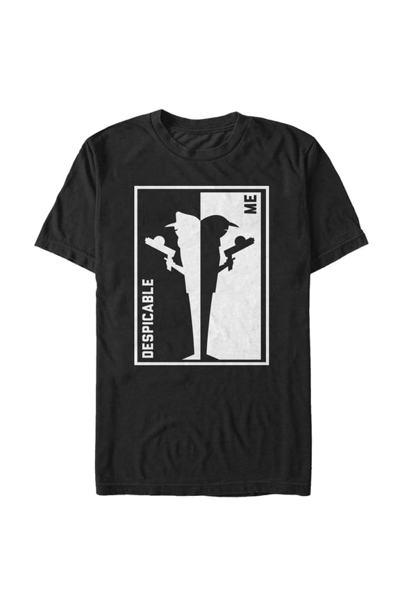 Men's Despicable Me 3 Brother Trouble Frame Graphic Tee Black Medium