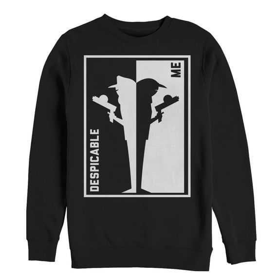 Men's Despicable Me 3 Brother Trouble Frame Sweatshirt Black 2X Large