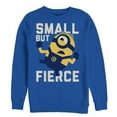 thumbnail image 1 of Men's Despicable Me 3 Minion Small But Fierce  Sweatshirt Royal Blue Small, 1 of 3