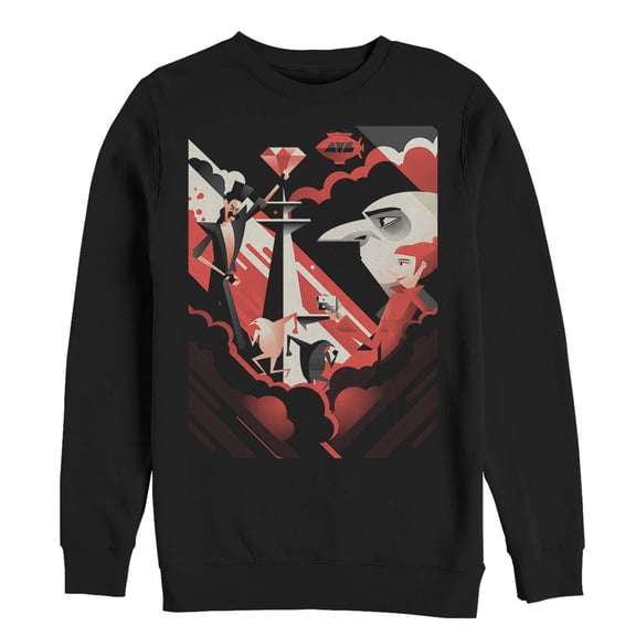 Men's Despicable Me 3 Modern Jewel Heist Sweatshirt Black Small