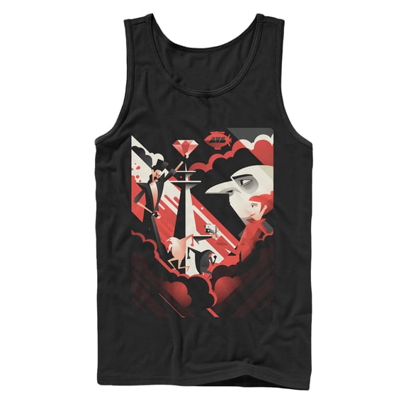 Men's Despicable Me 3 Modern Jewel Heist Tank Top Black Small