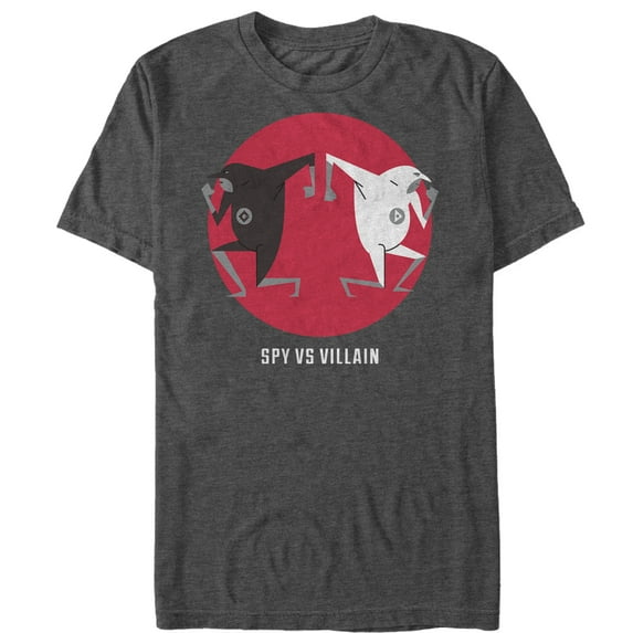 Men's Despicable Me 3 Villain Brothers Graphic Tee Charcoal Heather 4X Large
