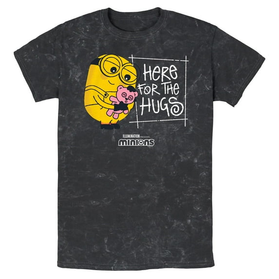 Men's Despicable Me Bob the Minion Hugs Graphic T-Shirt