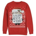 thumbnail image 1 of Men's Despicable Me Christmas Good Minion  Sweatshirt Red Small, 1 of 3