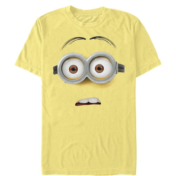 Men's Despicable Me Confused Minion Costume  Graphic Tee Banana Large