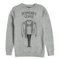 thumbnail image 1 of Men's Despicable Me Evil Genius Gru  Sweatshirt Athletic Heather Large, 1 of 3
